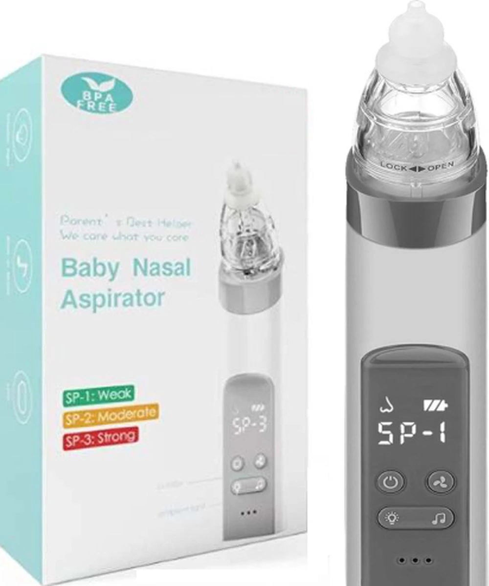 Merkloos Neusreininger Baby – Elektrische Neuszuiger – Neus Aspirator Met USB – Neuspeer & Blackhead Remover – Snotverwijderaar – Snoetenpoetser Peuter 3 Merkloos Neusreininger Baby – Elektrische Neuszuiger – Neus Aspirator Met USB – Neuspeer & Blackhead Remover – Snotverwijderaar – Snoetenpoetser Peuter