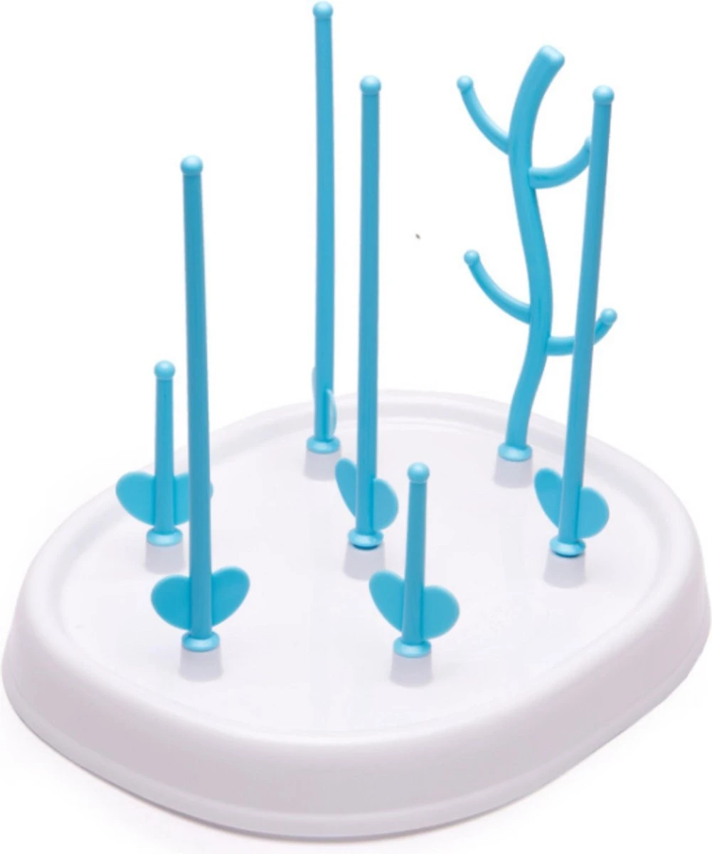 Merkloos Babyfles Droogrek - Flessen Droogrek - Afdruiprek Met Lekbak - Afwasrek - Baby Flesjes Droogrek - Flessenrek - Kraamcadeau - Baby Cadeau - Blauw 5 Merkloos Babyfles Droogrek - Flessen Droogrek - Afdruiprek Met Lekbak - Afwasrek - Baby Flesjes Droogrek - Flessenrek - Kraamcadeau - Baby Cadeau - Blauw - Afbeelding 3