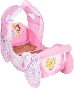 Disney Princess - Koetsbed - Met Led Verlichting - Roze