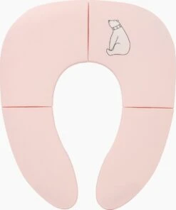 Kinder WC (roze) Bril Opvouwbaar Licht Ontwerp Hygiënisch Voor Onderweg WC Bril Voor Zindelijkheidstraining Makkelijk Mee Te Nemen Gratis Tasje Bijgeleverd -Baby Peuter Winkel 1002x1200