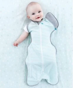 Love To Dream™ Babyslaapzak Swaddle Up™ - Inbakeren Afbouwen - Baby 6-9 Maanden - 8.5-11 Kg - All Season - Mint -Baby Peuter Winkel 1005x1200