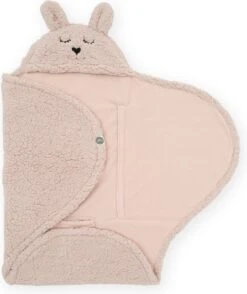 Jollein Wikkeldeken Bunny 100x105cm - Pale Pink -Baby Peuter Winkel 1009x1200 1