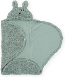 Jollein Wikkeldeken Bunny 100x105cm - Pale Pink -Baby Peuter Winkel 1009x1200 2
