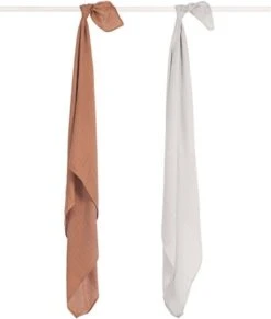 Jollein Hydrofiele Doek Large 115x115cm Bamboe Katoen - Ash Green - 2 Stuks -Baby Peuter Winkel 1018x1200 1