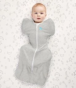 Love To Dream™ Babyslaapzak Swaddle Up™ - Inbakeren - Baby 0-3 Maanden - 3.5-6 Kg - All Season - Grijs -Baby Peuter Winkel 1028x1200 2