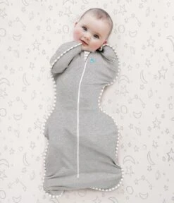 Love To Dream™ Babyslaapzak Swaddle Up™ - Inbakeren - Baby 0-3 Maanden - 3.5-6 Kg - All Season - Grijs -Baby Peuter Winkel 1028x1200 3