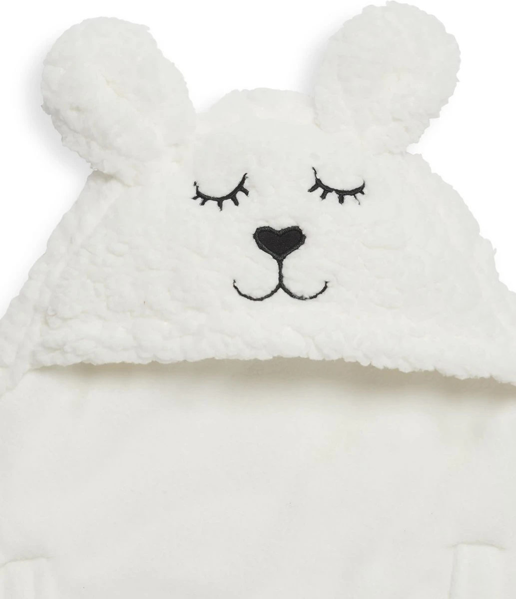 Jollein Wikkeldeken Bunny 100x105cm - Off-White 11 Jollein Wikkeldeken Bunny 100x105cm - Off-White - Afbeelding 9