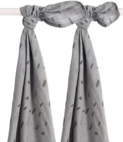 Jollein Hydrofiel Multidoek Spot 115x115cm - Storm Grey - 2 Stuks -Baby Peuter Winkel 1037x1200 1