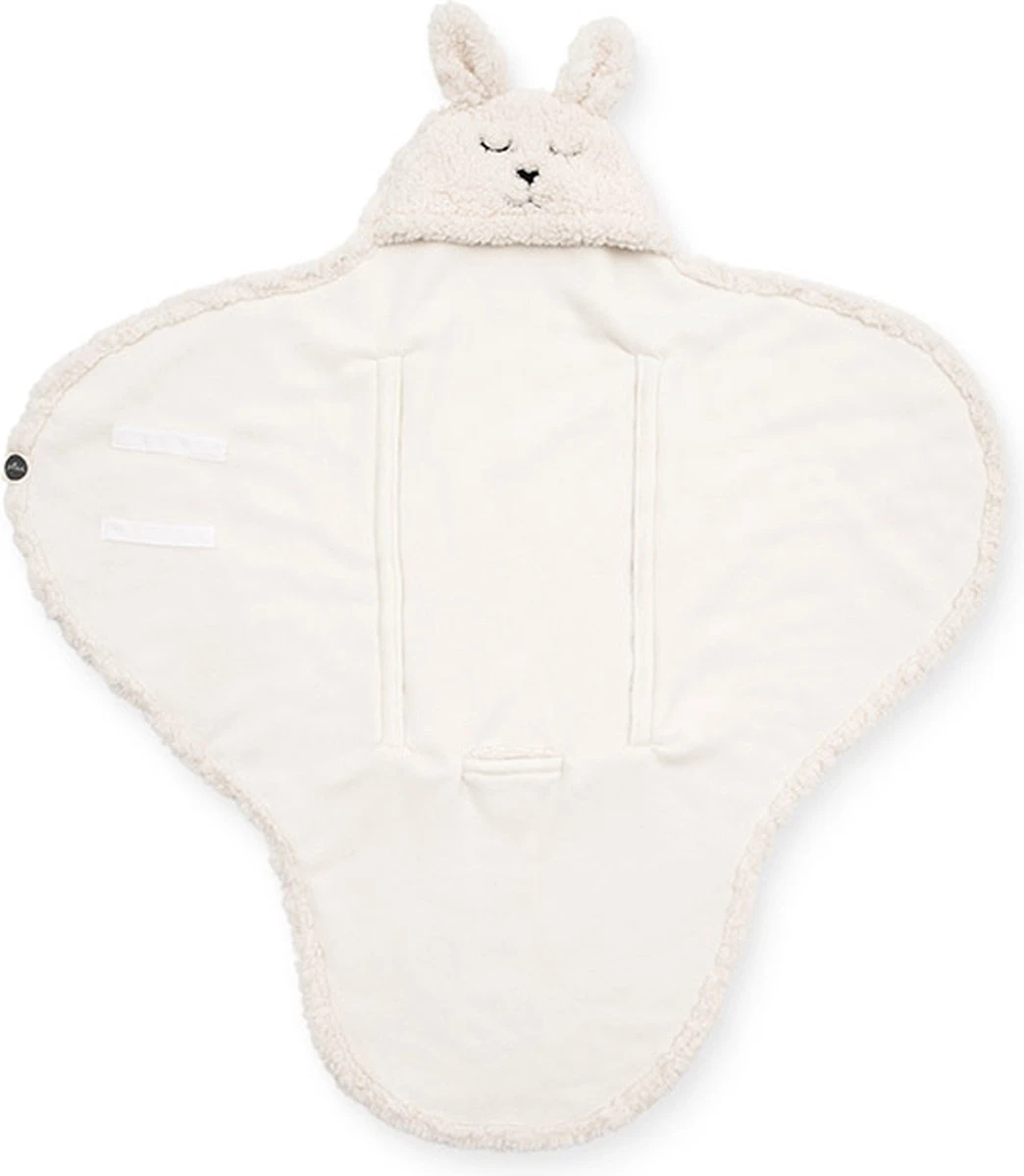 Jollein Wikkeldeken Bunny 100x105cm - Off-White 3 Jollein Wikkeldeken Bunny 100x105cm - Off-White