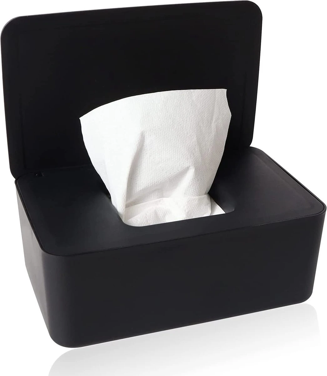 Merkloos Little Koekies - Billendoekjesdoos Zwart - Billendoekjesbox - Baby Wipes Box - Babydoekjes 3 Merkloos Little Koekies - Billendoekjesdoos Zwart - Billendoekjesbox - Baby Wipes Box - Babydoekjes