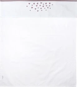 Meyco Hearts Ledikant Laken - Lilac - 100x150cm -Baby Peuter Winkel 1053x1200 2