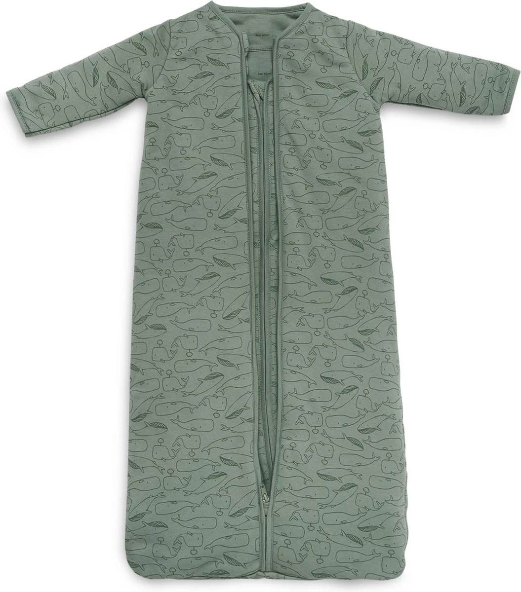 Jollein Baby Baby Winterslaapzak 4-Seizoenen 110cm Whales - Ash Green 7 Jollein Baby Baby Winterslaapzak 4-Seizoenen 110cm Whales - Ash Green - Afbeelding 5
