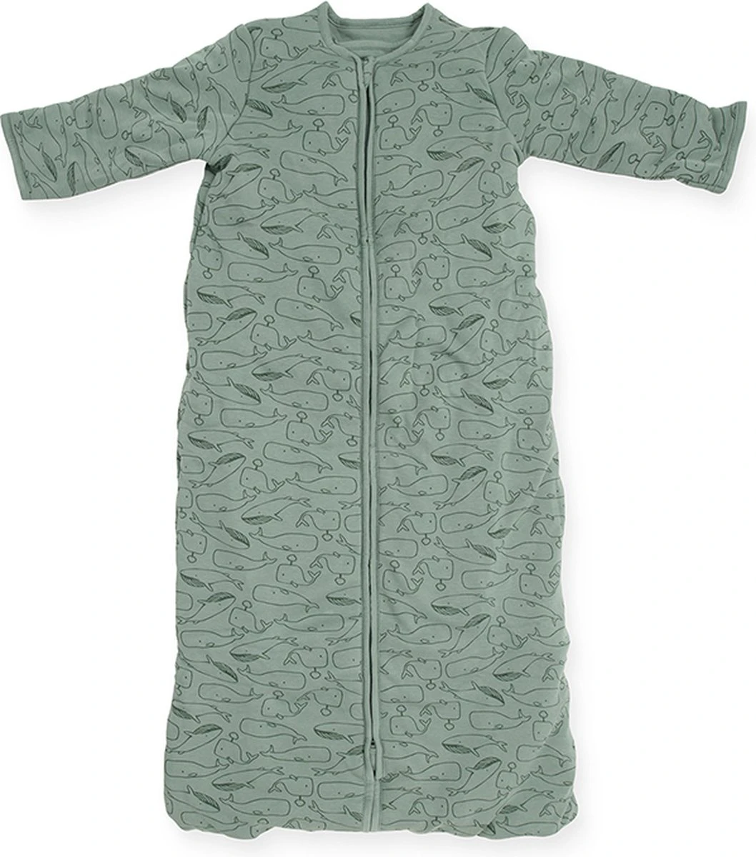 Jollein Baby Baby Winterslaapzak 4-Seizoenen 110cm Whales - Ash Green 8 Jollein Baby Baby Winterslaapzak 4-Seizoenen 110cm Whales - Ash Green - Afbeelding 6