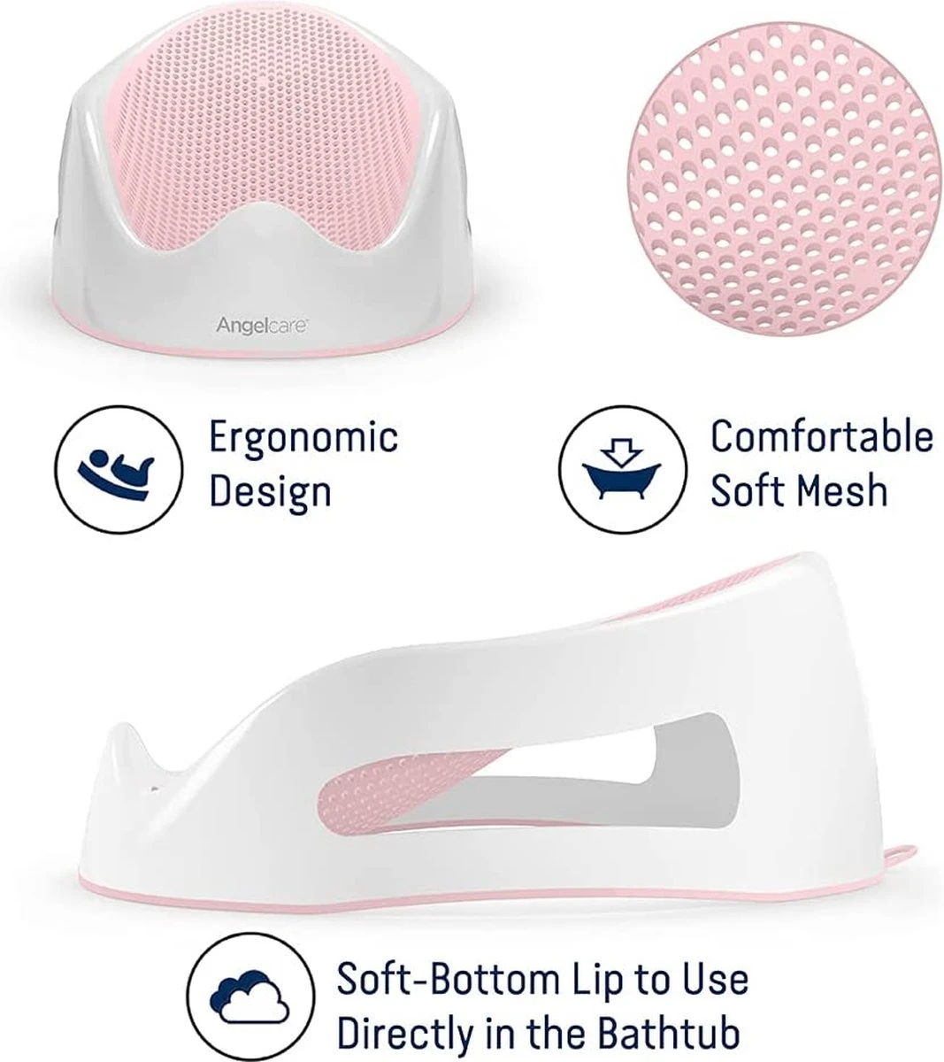 Angelcare - Badsteun - Babybadjes - Grijs 4 Angelcare - Badsteun - Babybadjes - Grijs - Afbeelding 2