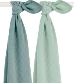 Jollein Hydrofiele Doek Large 115x115cm Bamboe Katoen - Ash Green - 2 Stuks -Baby Peuter Winkel 1068x1200 1