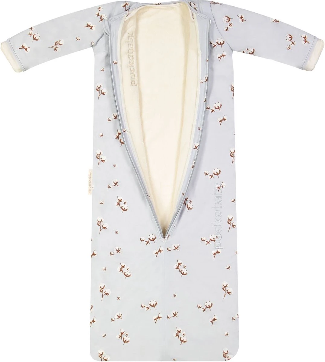 Puckababy Babyslaapzak Bag 4 Seasons 6m-2,5 J - 100 Cm - Cotton Flower 4 Puckababy Babyslaapzak Bag 4 Seasons 6m-2,5 J - 100 Cm - Cotton Flower - Afbeelding 2