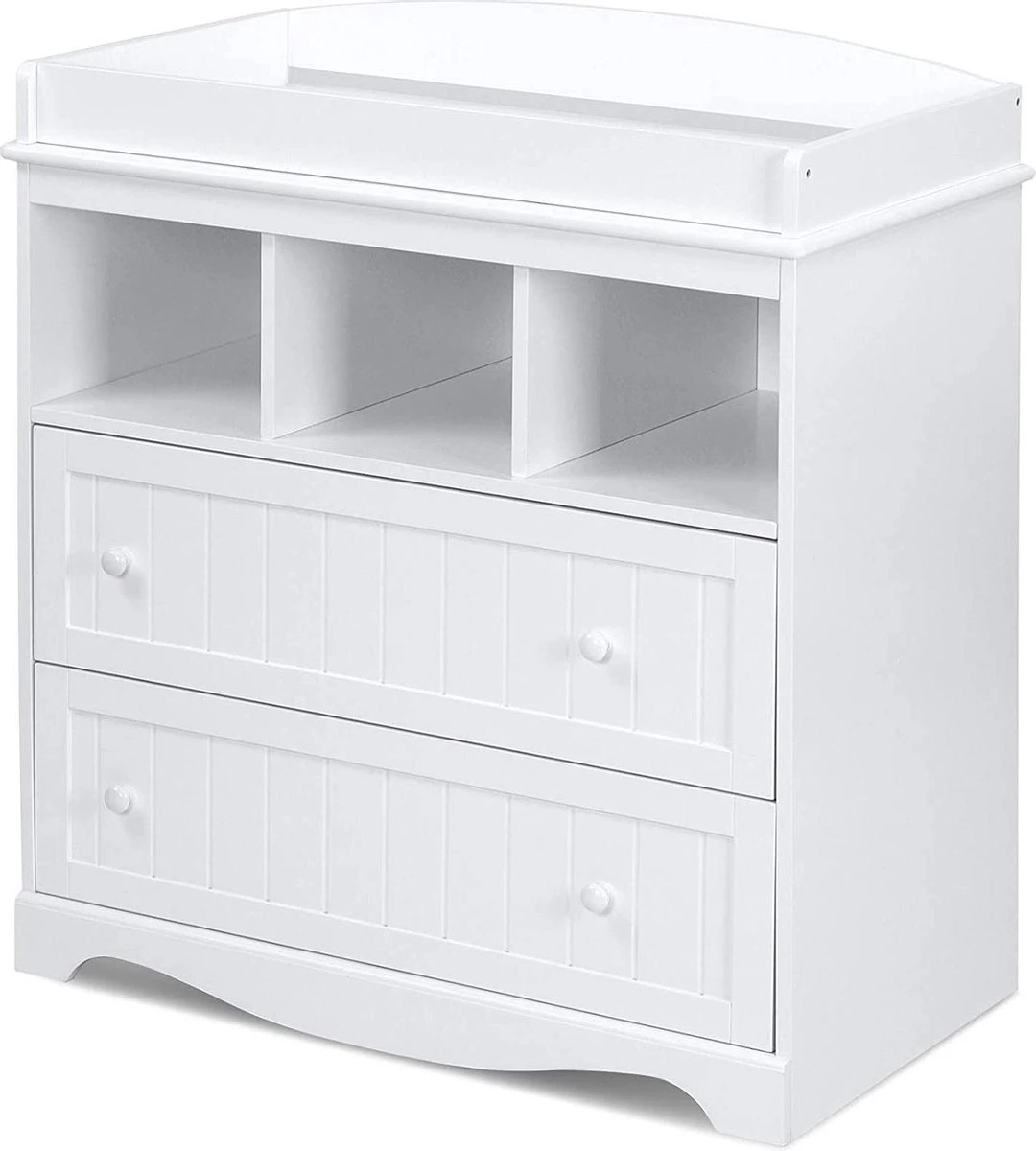Trend24 - Commode - Verzoringstafel - Commode Kasten - Aankleedtafel - Babykamer - Wit 4 Trend24 - Commode - Verzoringstafel - Commode Kasten - Aankleedtafel - Babykamer - Wit - Afbeelding 2
