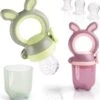 2 Fruit Teats Baby Bunny + 6 Siliconen Spenen In 3 Maten + 1 Baby Tandenborstel - BPA-vrije Fopspeen Voor Fruit Groente Pap Babyvoeding (2-Pack+Tandenborstel) 2 2 Fruit Teats Baby Bunny + 6 Siliconen Spenen In 3 Maten + 1 Baby Tandenborstel - BPA-vrije Fopspeen Voor Fruit Groente Pap Babyvoeding (2-Pack+Tandenborstel) -Baby Peuter Winkel 1081x1200 2