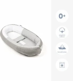 Doomoo Cocoon - Babynestje - Biologisch Katoen En 74 X 46 Cm - Classic Grey -Baby Peuter Winkel 1083x1200 1
