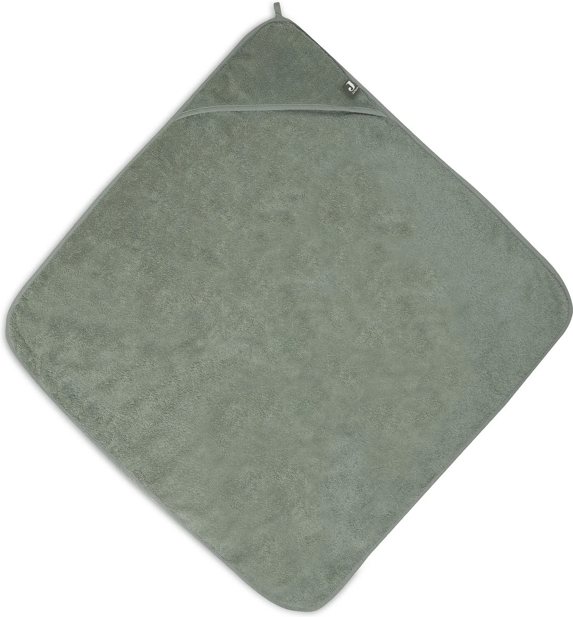 Jollein Badcape Badstof 75x75cm - Ash Green 11 Jollein Badcape Badstof 75x75cm - Ash Green - Afbeelding 9