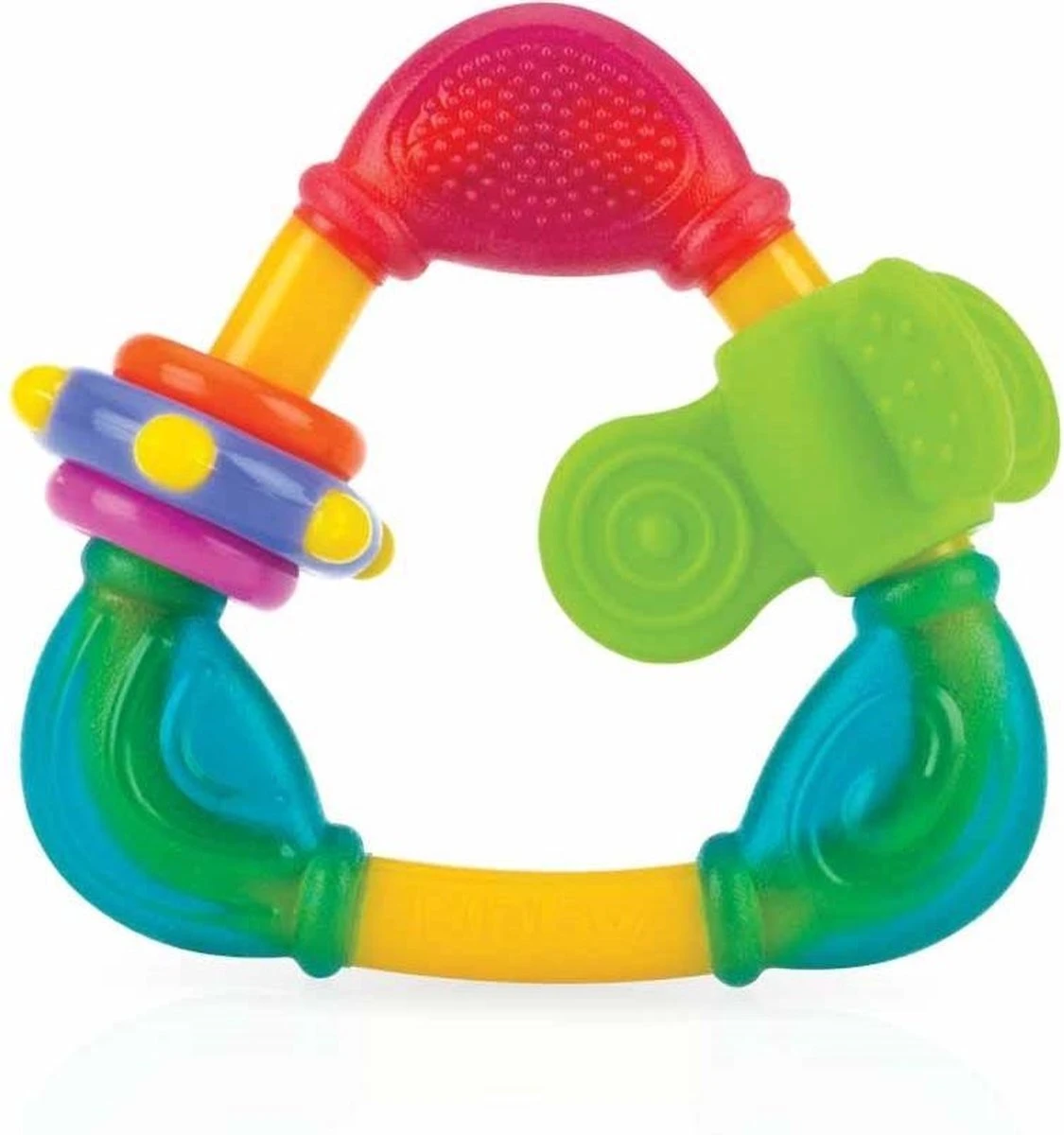 Nuby - Bijtspeelgoed - Bijtdriehoek - 3m+ 3 Nuby - Bijtspeelgoed - Bijtdriehoek - 3m+