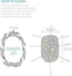 Navaris Babynestje Voor Baby's - Nestje Geweven Met Slaapmatje - Babynestje Met Bedrand Vlecht - Nestje Hoofdbeschermer - Babynestje Geweven -Baby Peuter Winkel 1138x1200 2