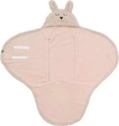 Jollein Wikkeldeken Bunny 100x105cm - Pale Pink -Baby Peuter Winkel 1139x1200 5