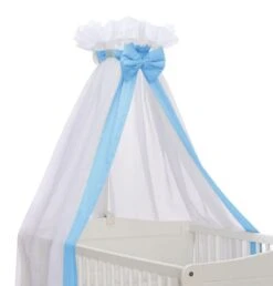 Baby Sluier Strik Blauw - Baby Hemeltjes - Baby Klamboe Voor Wieg En Ledikant -Baby Peuter Winkel 1147x1200 3