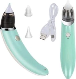 A&K Elektrische Oplaadbare Neuspeer Voor Baby En Kinderen - Inclusief Oplader, Handleiding En Batterijen - Hygiënische Neusreiniger - Baby Aspirator - Neuszuiger - Baby Neuspompje - Toetenveger - Snoetenpoetser - Mintgroen - Neusspoeler -Baby Peuter Winkel 1152x1200 2