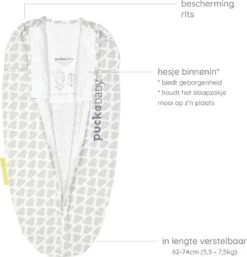 Puckababy Inbakerslaapzak Original Mini 3-6 Maanden - Sheep Clouds -Baby Peuter Winkel 1155x1200 2