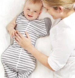 Love To Dream™ Babyslaapzak Swaddle Up™ - Inbakeren Afbouwen - Baby 4-6 Maanden - 6-8.5 Kg - All Season - Grijs -Baby Peuter Winkel 1156x1200 2