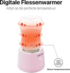 MyBambini's Bottle Warmer Pro™ - Draagbare Baby Flessenwarmer Voor Onderweg - Roze - Geschikt Voor Dr. Brown's (brede Hals), Suavinex & J Bimbi -Baby Peuter Winkel 1156x1200 7