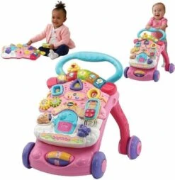 VTech 2 In 1 Baby Walker - Educatief Babyspeelgoed - Roze - 9 Tot 36 Maanden -Baby Peuter Winkel 1166x1200 8
