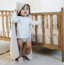 Koeka Omslagdoek Baby Wafel Antwerp - Zand -Baby Peuter Winkel 1178x1200 5