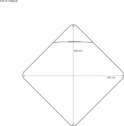 Koeka Baby Badcape Dijon Daily - 100x100cm - Zand -Baby Peuter Winkel 1181x1200 5