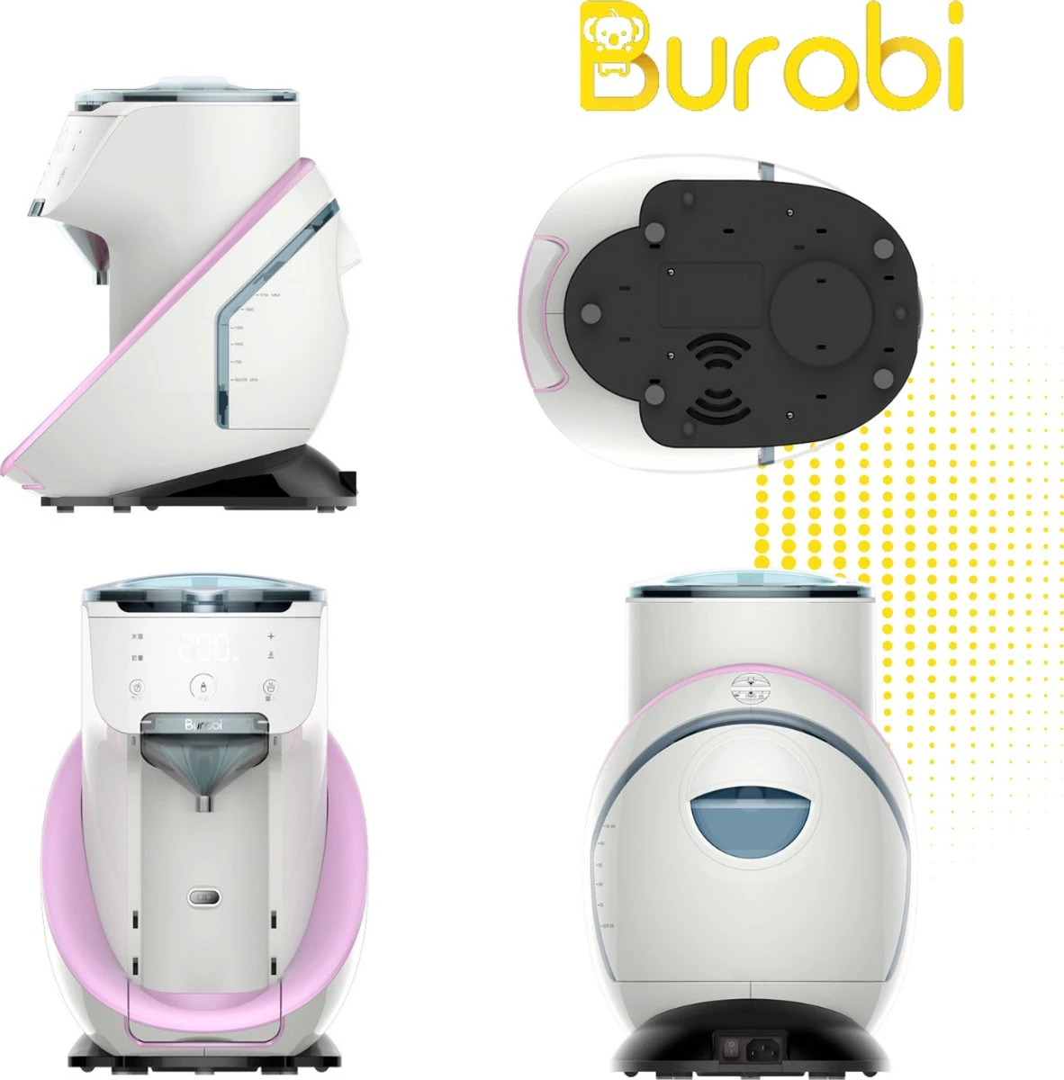 BURABI Automatische Baby Fles Maker | Fles Voeding Apparaat | Baby Senseo | Met App | Baby Verzorging | Baby Melk | Fles Bereiding | Babymelk | Baby Voeding 5 BURABI Automatische Baby Fles Maker | Fles Voeding Apparaat | Baby Senseo | Met App | Baby Verzorging | Baby Melk | Fles Bereiding | Babymelk | Baby Voeding - Afbeelding 3