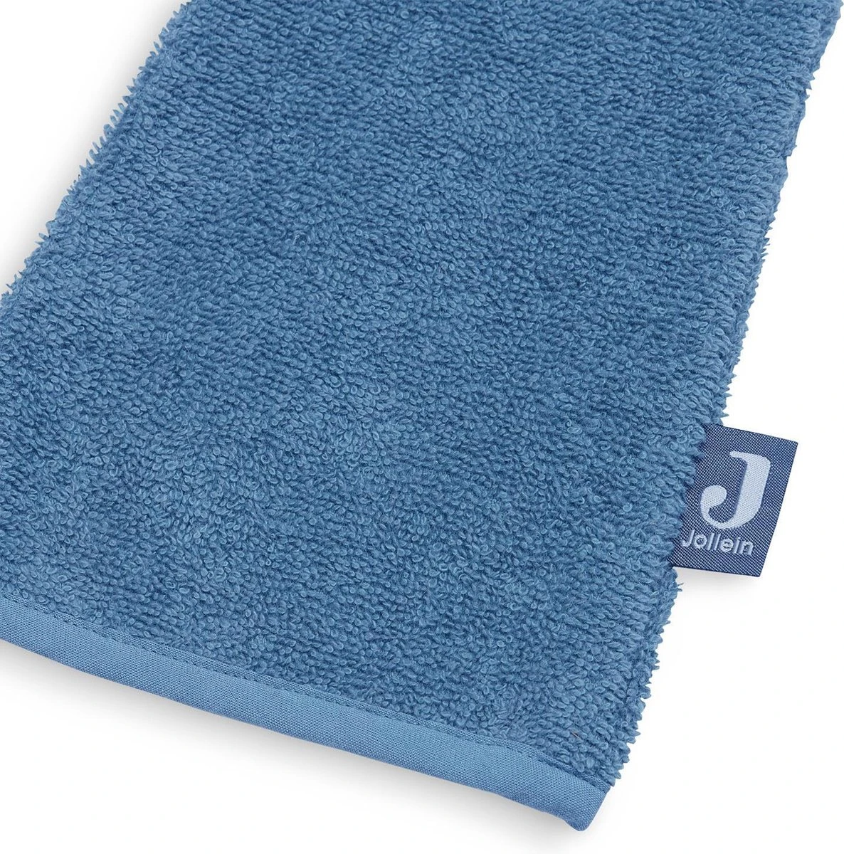 Jollein Baby Washand Badstof - Jeans Blue 6 Jollein Baby Washand Badstof - Jeans Blue - Afbeelding 4