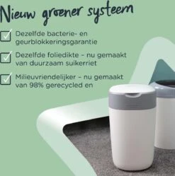 Tommee Tippee Milieuvriendelijke Twist & Click Luieremmer - Met 6 Navulcassettes - Wit -Baby Peuter Winkel 1190x1200 9
