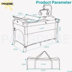 ALLROUNDSGOODS -Nachtkastje- Voor Baby- Bed- Multifunctionele Wiegen Wieg-Hek-Vouwen-Babybed 0 ~ 6 Jaar Oude Draagbare Baby Crib Cot -Baby Peuter Winkel 1193x1200 8