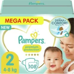 Pampers® Pampers - Premium Protection - Maat 2 - Mega Pack - 108 Luiers