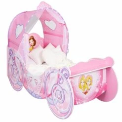 Disney Princess - Koetsbed - Met Led Verlichting - Roze -Baby Peuter Winkel 1198x1200 51
