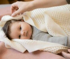 Disana Honinggraat Babydeken Natuur -Baby Peuter Winkel 1200x1000 3