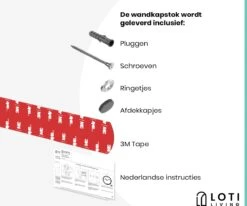 Loti Living Wandkapstok – 6 Haken - Wandkapstok Zwart – Wandkapstok Industrieel – Wandkapstok RVS – Kapstok – Muurkapstok – Handdoekrek – Mat Zwart -Baby Peuter Winkel 1200x1000 6