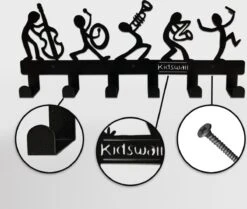 Kinderkapstok - Muziek - Kinderkapstok Haakjes - Babykamer Kapstokken - Babykamer - 6 Haken – Design Kapstokken - Inclusief Bevestigingsmateriaal – Wandkapstok - Babykameraccessoires - Kinderkamer Haakjes - Zwart - Modern 8 Kinderkapstok - Muziek - Kinderkapstok Haakjes - Babykamer Kapstokken - Babykamer - 6 Haken – Design Kapstokken - Inclusief Bevestigingsmateriaal – Wandkapstok - Babykameraccessoires - Kinderkamer Haakjes - Zwart - Modern -Baby Peuter Winkel 1200x1014 2