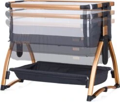 Co-sleeper Baby Boss Raven Zwart Chipolino Wieg Met Wielen -Baby Peuter Winkel 1200x1015 2