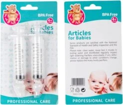 Merkloos Neusreiniger Baby - Neuszuiger - Snotzuiger Baby Verzorging - Neuspompje Baby - Neuspeer - Toetenvegers - Snoetenpoetsers – Baby Neusreiniger - Neusspuit Baby -Neusspuit Voor Baby's - 2 Stuks - Neus Spuit -Baby Peuter Winkel 1200x1019 2