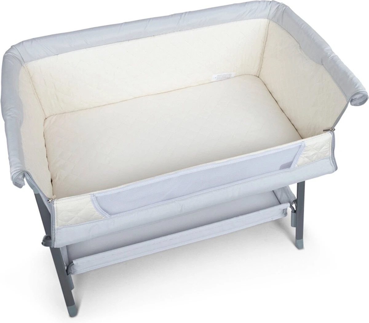 Baninni Co-Sleeper Elia Licht Grijs 16 Baninni Co-Sleeper Elia Licht Grijs - Afbeelding 14