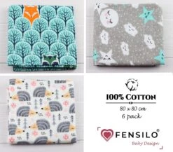 Flanellen Luiers - 80 X 80cm - 6 Pack - Flanellen Doeken Van Flanel Katoen - Mint - Fensilo -Baby Peuter Winkel 1200x1055 1