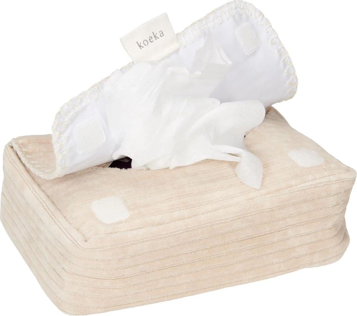 Koeka Hoes Voor Babydoekjes Vik - Zand 7 Koeka Hoes Voor Babydoekjes Vik - Zand - Afbeelding 5