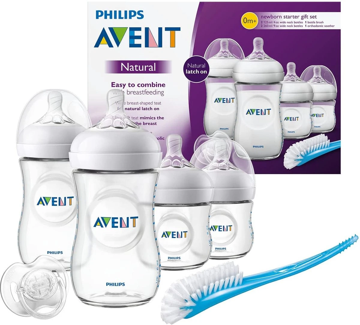 PHILIPS AVENT AVENT Natural 2.0 Newborn Starter Set 3 PHILIPS AVENT AVENT Natural 2.0 Newborn Starter Set